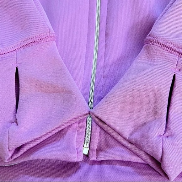 All in Motion - Purple athletic zip up jacket with pockets - Picture 4 of 6